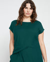 Adda Double Luxe Tunic - Forest Green Image Thumbnmail #2