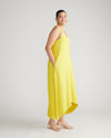 Athena Divine Jersey Dress - Yellow Image Thumbnmail #3