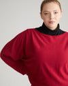 Better-Than-Cashmere Dolman Sweater - Cerise Image Thumbnmail #1