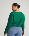 Better-Than-Cashmere Dolman Sweater - Mineral Green Image Thumbnmail #4