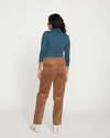 Cassidy High Rise Straight Corduroy Pants - Foie Gras Image Thumbnmail #4