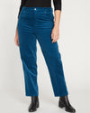 Cassidy High Rise Straight Corduroy Pants - Storm Image Thumbnmail #2