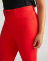 Cigarette Ponte Pants - Vermilion Red Image Thumbnmail #3