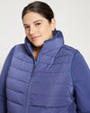 Comfort Panel Sport Puffer Vest - Rich Cobalt Image Thumbnmail #2