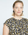 Cooling Stretch Cupro Shell Top - Leopard Image Thumbnmail #2
