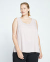 Cooling Stretch Cupro Tank - Dried Rose Image Thumbnmail #2