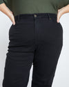 Donna High Rise Curve Straight Leg Jeans 32 Inch - Black Image Thumbnmail #2
