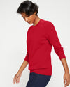 Eco Relaxed Core Sweater - Vermilion Red Image Thumbnmail #3