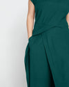 Elvo Double Luxe Culottes - Forest Green Image Thumbnmail #2