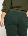 Etta High Rise Straight Leg Jeans 28 Inch - Forest Green Image Thumbnmail #2