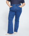 Farrah High Rise Flared Jeans - Pure Blue Image Thumbnmail #3