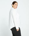 Elbe Liquid Jersey Shirt Classic Fit - White Image Thumbnmail #4