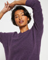 Fuzzy High-Low Sweater - Potion Purple Image Thumbnmail #1
