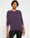Fuzzy High-Low Sweater - Potion Purple Image Thumbnmail #2