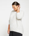 Fuzzy High-Low Sweater - Cloudy Sky Image Thumbnmail #3