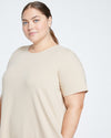 Halie T-Shirt Dress - Barley Image Thumbnmail #2