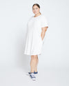 Halie T-Shirt Dress - White Image Thumbnmail #1