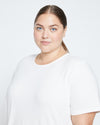 Halie T-Shirt Dress - White Image Thumbnmail #2