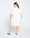 Halie T-Shirt Dress - White Image Thumbnmail #4