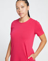 Halie T-Shirt Dress - Cerise Image Thumbnmail #2
