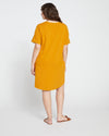 Halie T-Shirt Dress - Dried Saffron Image Thumbnmail #4