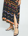 Palma Cupro Skirt - Midnight Ikat Image Thumbnmail #2