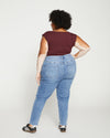 Joni High Rise Curve Slim Leg Jeans 27 Inch - Bright Indigo Image Thumbnmail #4