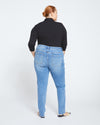 Joni High Rise Curve Slim Leg Jeans 32 Inch - Bright Indigo Image Thumbnmail #4