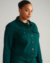 Kelsey Denim Jacket - Verdant Green Image Thumbnmail #4