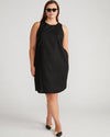 Terrace Linen Shift Dress - Black Image Thumbnmail #2