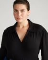 Moore Liquid Jersey Blouse - Black Image Thumbnmail #1