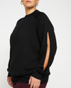 Beals Merino Cut-Out Sweater - Black Image Thumbnmail #1