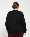 Beals Merino Cut-Out Sweater - Black Image Thumbnmail #4