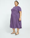 Devi Liquid Jersey Dress - Potion Purple Image Thumbnmail #4