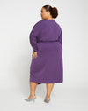 New Standard Jersey Wrap Dress - Potion Purple Image Thumbnmail #4