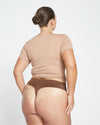 LaserSmooth High Rise Thong - Cocoa Image Thumbnmail #4