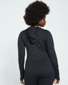 Next-to-Naked Hooded Zip Jacket - Black Image Thumbnmail #4
