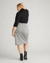 Danube Ponte Skirt - Black/White Houndstooth Image Thumbnmail #3