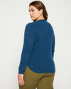 Raquette Cashmere Sweater - Ocean Swell Image Thumbnmail #4