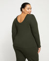 Aspen Rib Scoop Back Top - Evening Forest Image Thumbnmail #5