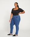 Seine Mid Rise Skinny Jeans 32 Inch - Odeon Blue Image Thumbnmail #3