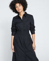 Hamptons Smocked Shirtdress - Black Image Thumbnmail #2