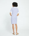 Belle Breton-Stripe Compact Jersey Dress - White/Navy Stripe Image Thumbnmail #4