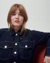 Kelsey Denim Jacket - Vintage Indigo Selvedge Image Thumbnmail #1