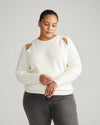 Better-Than-Wool Keyhole Sweater - Tusk Image Thumbnmail #1