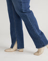 Mimi High Rise Split Hem Jeans 33 Inch - Midnight River Image Thumbnmail #1