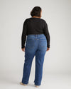 Mimi High Rise Split Hem Jeans 33 Inch - Midnight River Image Thumbnmail #3