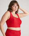 The Square Neck Bikini Top - Baywatch Red Image Thumbnmail #2