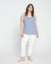 Square Neck Tank Top - Pressed Pansy Image Thumbnmail #1