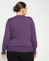 Statement Wrap Sweater - Potion Purple Image Thumbnmail #4